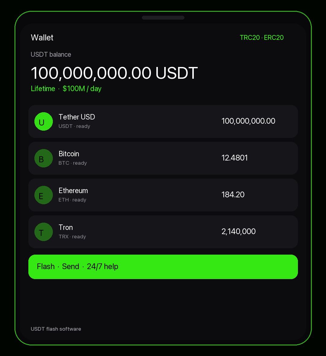 Flash wallet